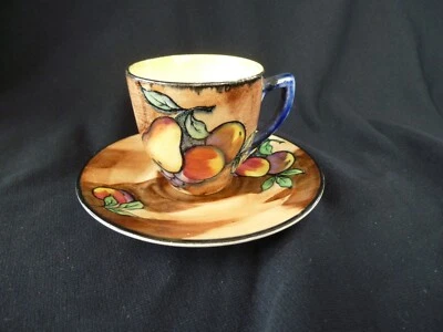 Vintage H &K Tunstall Small (demi-tasse) painted cup - "Luscious" Fruit Pattern - Image 1 of 4