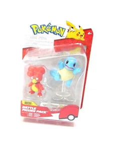 Jazwares Pokemon Battle Figure Pack Magby and Squirtle 2024 - Imagen 1 de 3
