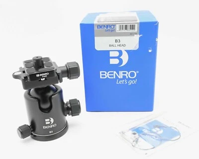Cabezal de bola tipo Arca Benro B3 con placa PU60 QR para 39 libras (#18033) Foto 1 de 4