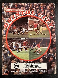 BRISTOL CITY V EVERTON - 11 MAR 1978 - Picture 1 of 2