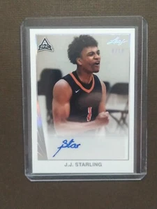 2021-22 Leaf J.J. STARLING Platinum Autograph Rookie AUTO 8/10 *NorthernRoute* - Picture 1 of 1