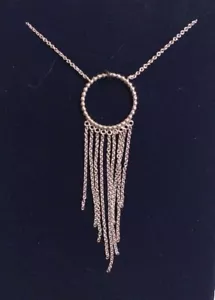 Collana con frange aureola a strascico Montana Argentieri - Foto 1 di 2
