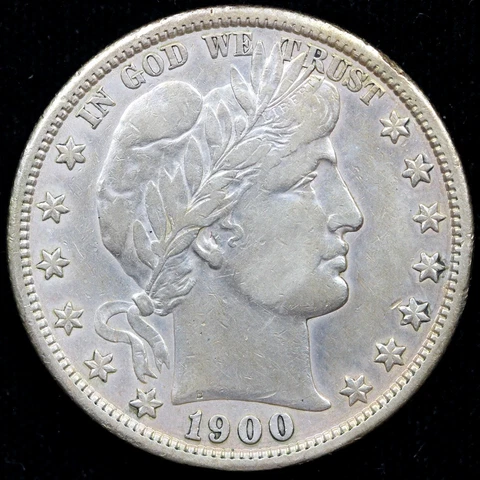 1900-S 50c Barber Half Dollar Cover