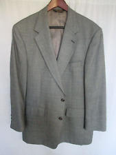Brooks Brosthers Mens Sport Coat 44R Gray Nailhead Pattern Wool