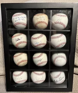 Huge Lot of Autographed Baseballs Braves Rays Freddie Freeman Phil Niekro w/Case - Picture 1 of 12