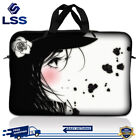 17.3” 17.4” Neoprene Laptop Notebook Sleeve Bag Case Pouch Handle 16" Girl Face