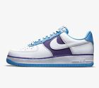 NIKE AIR FORCE 1 '07 LV8 NBA 75th ANNIVERSARY LAKERS + MATCHING SOCKS MEN'S NWB 