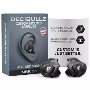 Tapones para los oídos moldeados personalizados 31 dB NRR - Imagen 1 de 30
