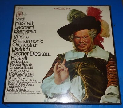 Bernstein/Fischer-Dieskau VERDI Falstaff - Columbia M3S 750 SEALED - Image 1 of 2