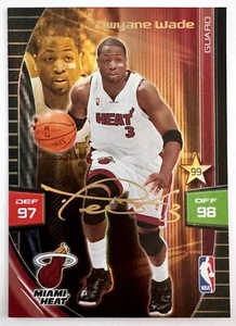 Dwyane Wade 2009-10 Adrenalyn XL Gold Signature Miami Heat NBA HOF - Picture 1 of 2