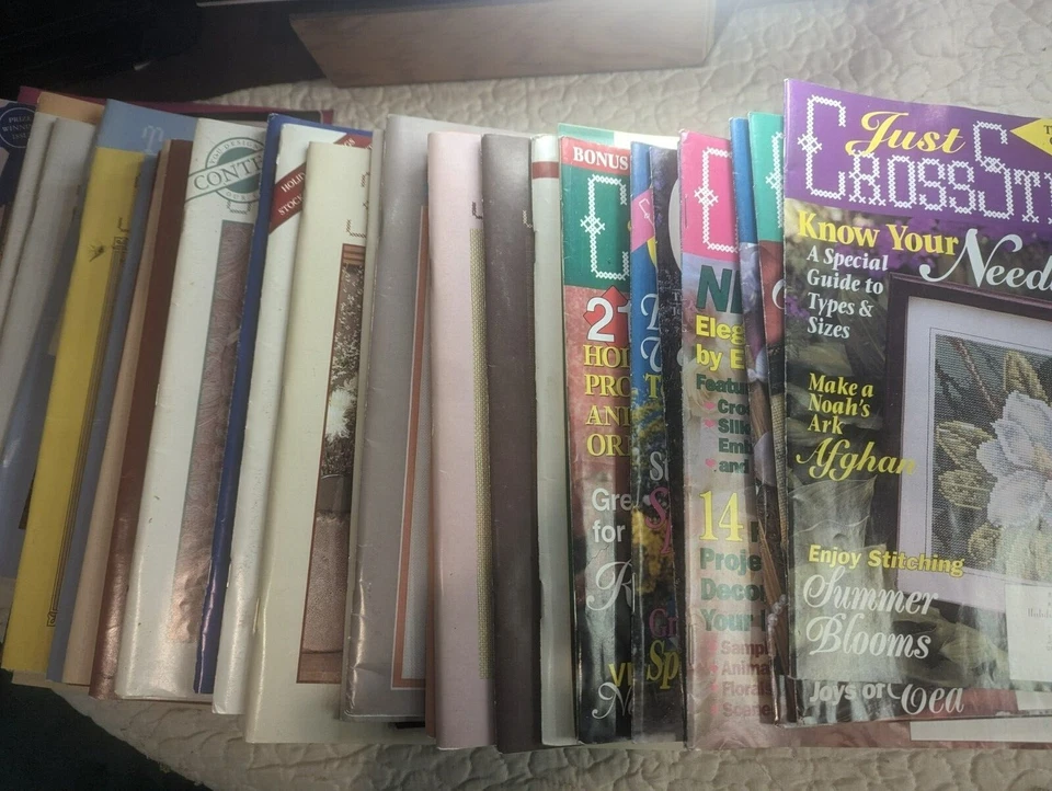 números anteriores de revista Just Crossstitch ideas y patrones punto de cruz Foto 1 de 1