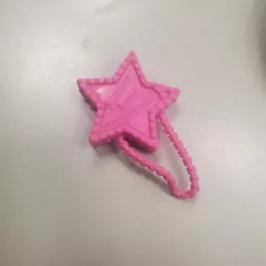 Borsa di ricambio moderna Barbie totalmente capelli rosa celeste tema stella - Foto 1 di 9