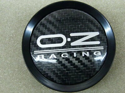 Original OZ Nabenkappen M608 schwarz carbon für Alufelgen Nabendeckel 70/74 mm - Bild 1 von 4