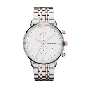 Emporio Armani Men's 150677 Armani Classic Two Tone Stainless Steel Watch 43mm - Picture 1 of 1