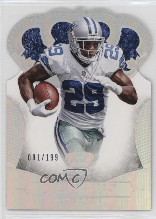 2013 Panini Crown Royale Silver Holo Die-Cut Crown /199 DeMarco Murray #31 - Image 1 of 2