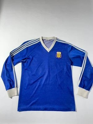 camiseta fútbol SELECCION ARGENTINA visitante ADIDAS 1991 manga larga #10 t3 (8/10) Foto 1 de 3