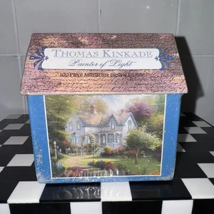 SEALED 1999 Thomas Kinkade Painter of Light -Home Is Where The ❤️  100 pc Puzzle - Picture 1 of 8