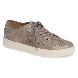 Vaneli Sport Oneida Gris Taupe Gamuza Cuero Tenis Zapatos Mujer 8 - Imagen 1 de 16