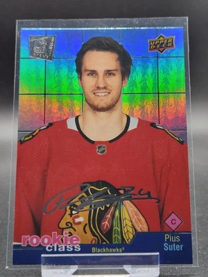 Pius Suter #RC-37 - 2020-21 Extended Rookie Class SE Engraved Auto - Image 1 of 2