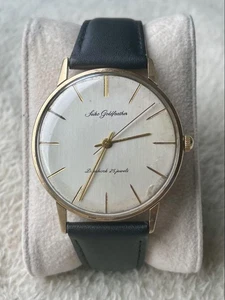 Reloj para hombre Seiko Goldfeather J14060 cuerda manual 25 joyas plateado usado de Japón - Imagen 1 de 16