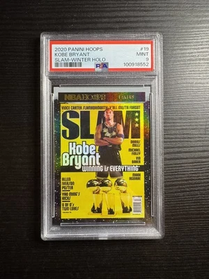 Panini Hoops Kobe Bryant SLAM Winter Holo 2020-21 PSA 9 SP Foto 1 de 2