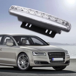 Un par de luces LED impermeables de alta potencia de 12 V para automóvil luces de circulación diurna 8 LED - Imagen 1 de 12