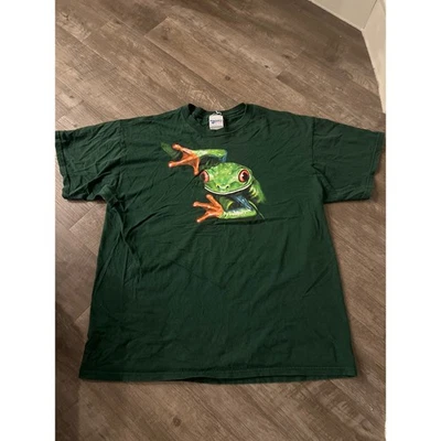 Vintage Discovery Channel Tree Frog Graphic Tee Shirt Size XL - Image 1 of 4
