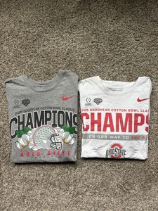 Nike Ohio State Buckeyes Shirt CFP Cotton Bowl Championship 2024 Size Medium - Picture 1 of 14