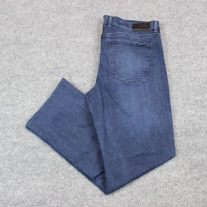 Pantalones de mezclilla elásticos rectos Mott & Bow para hombre 38X32 (38X30 real) - Imagen 1 de 14