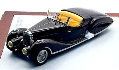 Ilario Chromes Bugatti B Tipo 57C 1937 VAN VOOREN CHRO07 Granate 1:43 minichamp Foto 1 de 4
