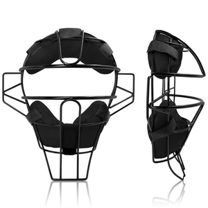 Máscara de receptor de béisbol máscara de árbitro, máscara de protección facial completa para béisbol, luz... - Imagen 1 de 7