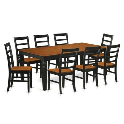 9  PcTable  and  chair  set  with  a  Dining  Table  and  8  Dining  Chairs ... - Image 1 of 4