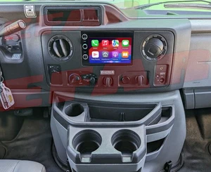 CARPLAY ANDROID 13 CAR STEREO GPS NAVI RADIO WIFI  FOR 2009-2014 FORD E250/350 - Picture 1 of 22