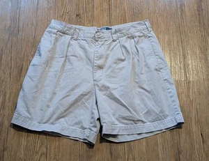 Polo Ralph Lauren Andrew Shorts 35 beige Plissee Chino 90er Vintage Preppy Y2K B24 - Bild 1 von 5
