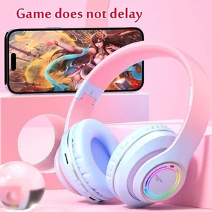 Auriculares Inalámbricos para Niños Plegables Bluetooth Niños Auriculares con Cable - Imagen 1 de 13