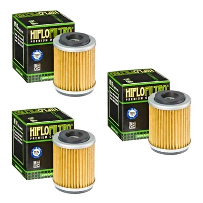 Paquete de 3 filtros de aceite Hiflofiltro HF143 Yamaha BW200 BW350 TTR225 TTR230 TT225 TT600 Foto 1 de 2
