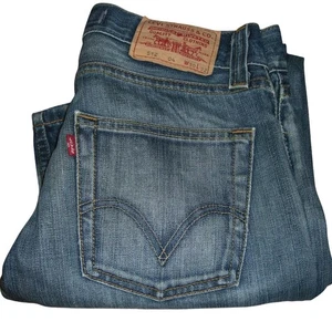 LEVI'S Jeans 512 Bootcut Denim W30 L32 Dark Blue (0492) Mens Strauss & Co. - Picture 1 of 10