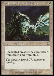MTG SHIELD OF DUTY AND REASON SCUDO DOVERE E RAGIONE - Foto 1 di 1