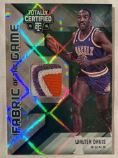 2015-16 Totally Certified Fabric of the Game Material GREEN Walter Davis 5/5 WOW