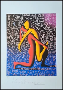 MARK KOSTABI * Untitled * 70 x 50 cm * lithograph * Kunstdruck * limited # 12/50 - Bild 1 von 7