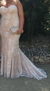 Jovani JVN Wedding Gown Size 14  - Picture 1 of 4