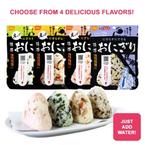 Instant Onigiri (rice ball) from Japan 4 flavors to choose from US SELLER! - Picture 1 of 6