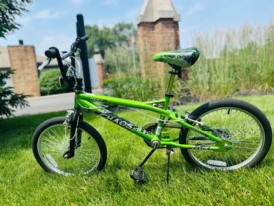 Bicicleta BMX Kent de 20 pulgadas estilo libre - verde neón Foto 1 de 4