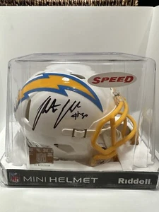 2024 Tristar Austin Ekeler Autographed Mini Helmet - Picture 1 of 6