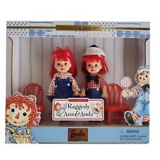 Barbie Collectibles Raggedy Ann and Andy Kelly Tommy Dolls 1999 Mattel B069