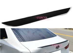 Matte Black Lexus 14~19 IS IS200t IS250 IS300 IS350 sedan trunk spoiler PUH ◎ - Picture 1 of 2
