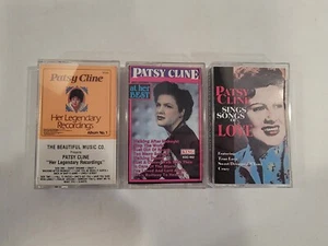 Lot of 3 Patsy Cline Cassette Tapes ~ Country Music - Picture 1 of 15