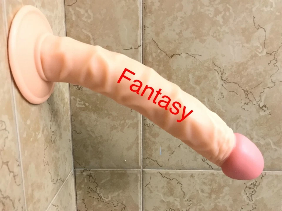 10-Inch-HUGE-Dildo-Realistic-Waterproof-Suction-Cup-Men-Penis-Female-Sex-Toy - Image 1 of 4