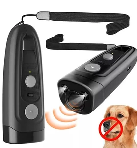 Rechargeable Anti-Dog Barking Device Ultrasonic Bark Deterrent Control Training - Picture 1 of 7