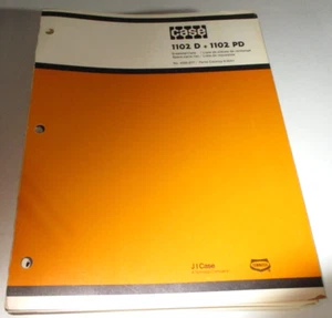 Case 1102 D & 1102 PD Roller Parts Catalog Manual Book 8-3041 1985 ORIGINAL! - Picture 1 of 4
